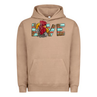 Pigment Burro love rooster head Urban Hoodie - LillyAllenDesigns
