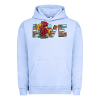 Pigment Grape Ice love rooster head Urban Hoodie - LillyAllenDesigns