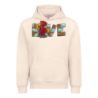 Sandshell love rooster head Urban Hoodie - LillyAllenDesigns