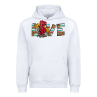 White love rooster head Urban Hoodie - LillyAllenDesigns