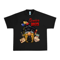 Black senior 2023 gnome Urban Heavy Tee - BarkalooDesign