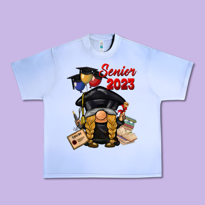 Senior 2023 Gnome Urban Heavy Tee Designed By Barkaloodesign