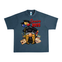 Midnight Navy senior 2023 gnome Urban Heavy Tee - BarkalooDesign