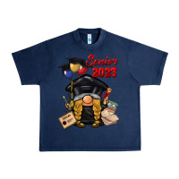 Navy senior 2023 gnome Urban Heavy Tee - BarkalooDesign