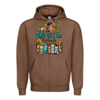 Chestnut shoulda been a cowgirl Zipper Hoodie - OliviaCreatesArt
