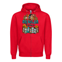 Red shoulda been a cowgirl Zipper Hoodie - OliviaCreatesArt