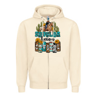Sandshell shoulda been a cowgirl Zipper Hoodie - OliviaCreatesArt
