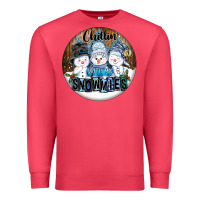 Cardinal Chillin With My Snowmies Premium Sweatshirt - FaDigitalArtStudio