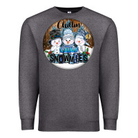 Charcoal Heather Chillin With My Snowmies Premium Sweatshirt - FaDigitalArtStudio
