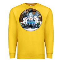Lemon Chillin With My Snowmies Premium Sweatshirt - FaDigitalArtStudio