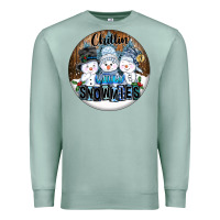 Seafoam Chillin With My Snowmies Premium Sweatshirt - FaDigitalArtStudio