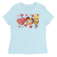 Baby Blue valentines day mexican food Ladies Tee - MaliasSmallBusiness