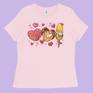 Valentines Day Mexican Food Ladies Tee Designed By Maliassmallbusiness