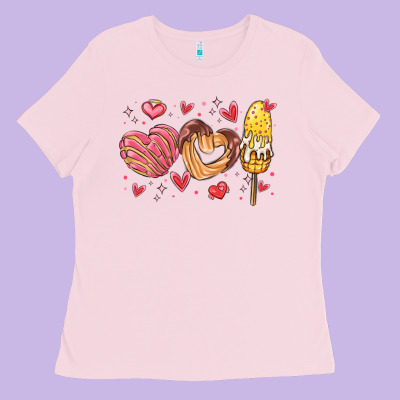Valentines Day Mexican Food Ladies Tee Designed By Maliassmallbusiness