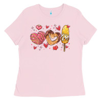 Bubblegum Pink valentines day mexican food Ladies Tee - MaliasSmallBusiness