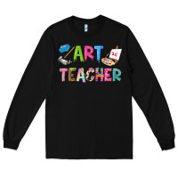 Black art teacher Long Sleeve Tee - NancyCooperArtShop