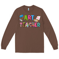 Chestnut art teacher Long Sleeve Tee - NancyCooperArtShop