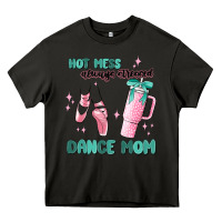 Asphalt mess always stressed dance mom Heavy Core Tee - MaliasSmallBusiness