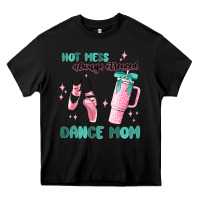 Black mess always stressed dance mom Heavy Core Tee - MaliasSmallBusiness