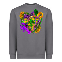 Storm Mardi Gras heart Heavyweight Sweatshirt - HowdyJamesFarm
