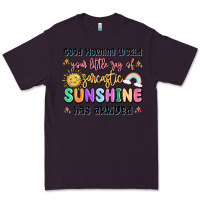 Plum good morning world your little ray of sarcastic Premium Tee - MaliasSmallBusiness
