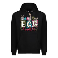 Black Easter egg hunter Premium Hoodie - OliviaCreatesArt