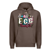 Coffee Easter egg hunter Premium Hoodie - OliviaCreatesArt