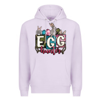 Lilac Easter egg hunter Premium Hoodie - OliviaCreatesArt