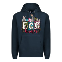 Navy Easter egg hunter Premium Hoodie - OliviaCreatesArt