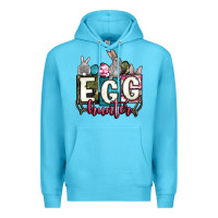 Ocean Blue Easter egg hunter Premium Hoodie - OliviaCreatesArt