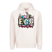 Pale Pink Easter egg hunter Premium Hoodie - OliviaCreatesArt