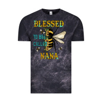 Cloud Black Blessed To Bee Nana Vintage Tee - JahusDesignShop