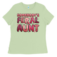 Matcha somebodys feral aunt Ladies Tee - MaliasSmallBusiness