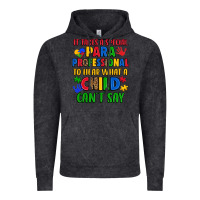 Vintage Black it takes a special paraprofessional to hear what a Vintage Hoodie - Artiststas