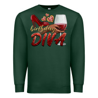 Sports Green birthday diva Premium Sweatshirt - BundleAndBundleShop