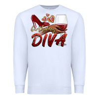 White birthday diva Premium Sweatshirt - BundleAndBundleShop