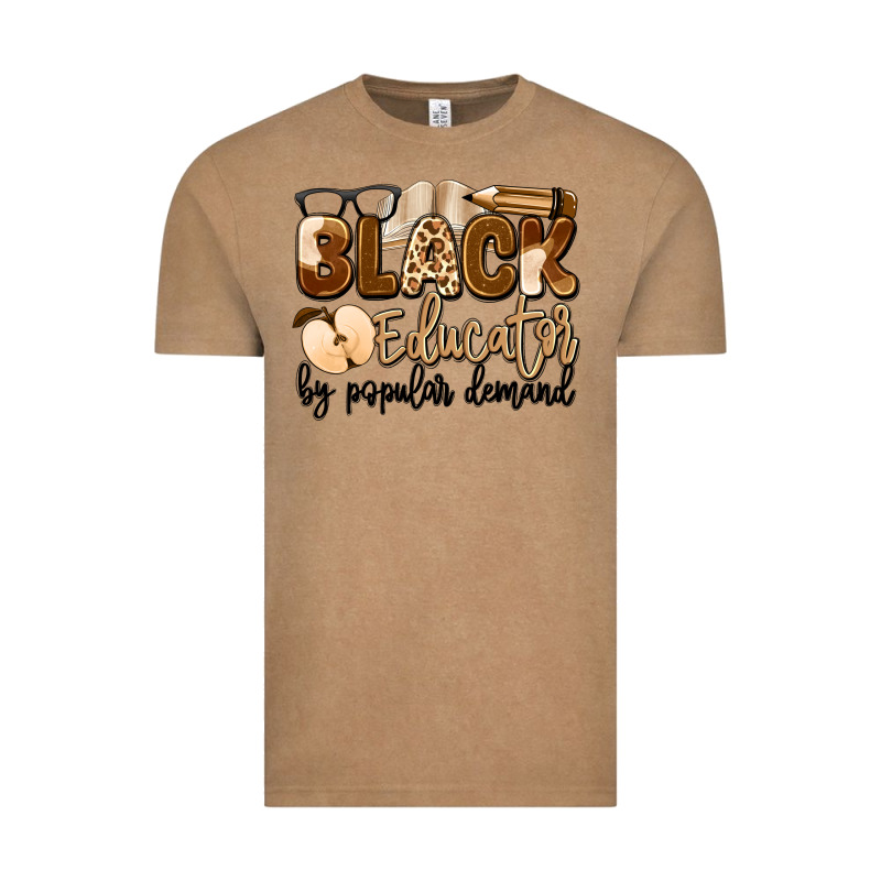 Black Educator By Popular Demand Vintage Tee by Artiststas | Teevron