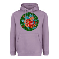 Lavender gingerbread men with hot chocolate Heavyweight Hoodie - BundleAndBundleShop