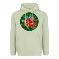 Matcha gingerbread men with hot chocolate Heavyweight Hoodie - BundleAndBundleShop