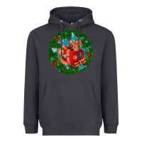 Smoke gingerbread men with hot chocolate Heavyweight Hoodie - BundleAndBundleShop
