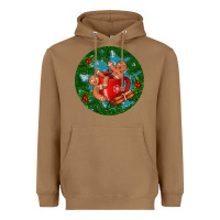 Toasted Coconut gingerbread men with hot chocolate Heavyweight Hoodie - BundleAndBundleShop