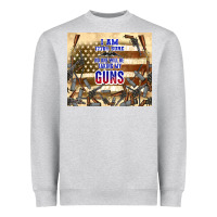 Heather Grey no one will be taking my guns Heavyweight Sweatshirt - TumblerDesignByShophia