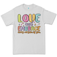 Dove Grey love and embrace every version of you Premium Tee - MaliasSmallBusiness