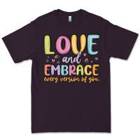Plum love and embrace every version of you Premium Tee - MaliasSmallBusiness