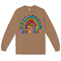 Toasted Coconut bruh we back Long Sleeve Tee - NancyCooperArtShop