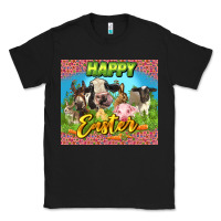 Black Happy Easter Farm Animals 20oz skinny Classic Tee - LillyAllenDesigns