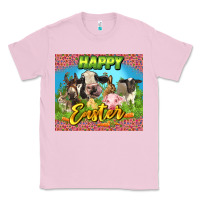 Bubblegum Pink Happy Easter Farm Animals 20oz skinny Classic Tee - LillyAllenDesigns