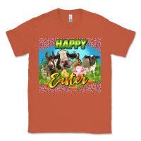 Copper Happy Easter Farm Animals 20oz skinny Classic Tee - LillyAllenDesigns