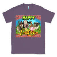 Lavender Happy Easter Farm Animals 20oz skinny Classic Tee - LillyAllenDesigns