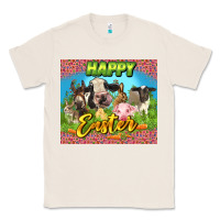 Natural Happy Easter Farm Animals 20oz skinny Classic Tee - LillyAllenDesigns
